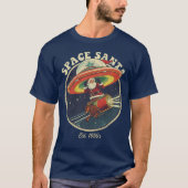 Retro Space Santa Christmas Shirt (Vorderseite)