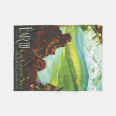 Retro Space Travel Poster-an-Earth Science Mission Fleecedecke (Vorderseite (Horizontal))