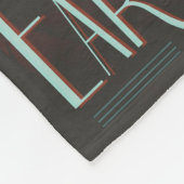 Retro Space Travel Poster-an-Earth Science Mission Fleecedecke (Ecke)