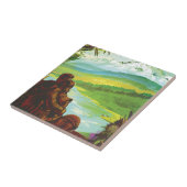 Retro Space Travel Poster-an-Earth Science Mission Fliese (Seite)