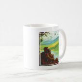 Retro Space Travel Poster-an-Earth Science Mission Kaffeetasse (VorderseiteRechts)