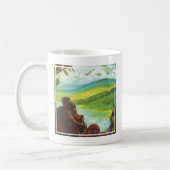 Retro Space Travel Poster-an-Earth Science Mission Kaffeetasse (Links)