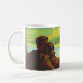 Retro Space Travel Poster-an-Earth Science Mission Kaffeetasse (Links)