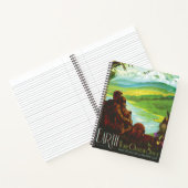 Retro Space Travel Poster-an-Earth Science Mission Notizblock (Innenseite)