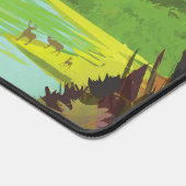 Retro Space Travel Poster-an-Earth Science Mission Schreibtischunterlage (Ecke)