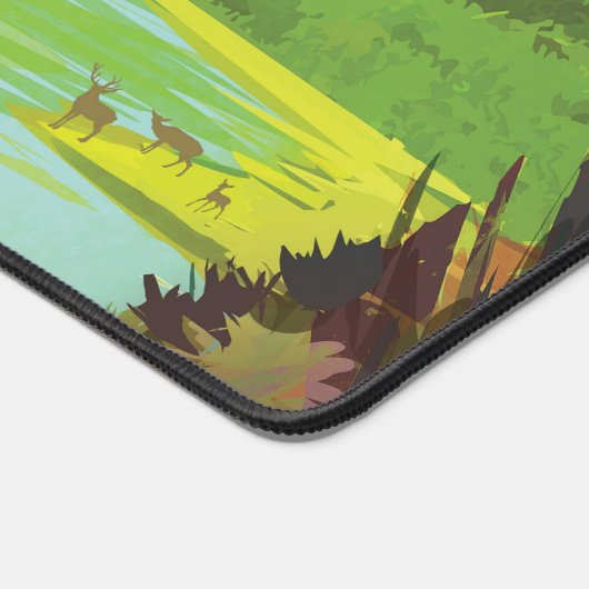 Retro Space Travel Poster-an-Earth Science Mission Schreibtischunterlage (Ecke)