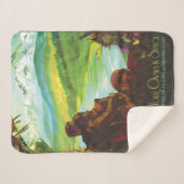 Retro Space Travel Poster-an-Earth Science Mission Sherpadecke (Vorderseite (Horizontal))