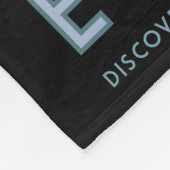 Retro Space Travel Poster - Jupiter's Moon Europa. Fleecedecke (Ecke)