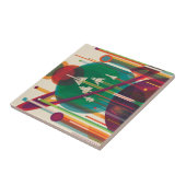 Retro Space Travel Poster - Solar System Grand Tou Fliese (Seite)