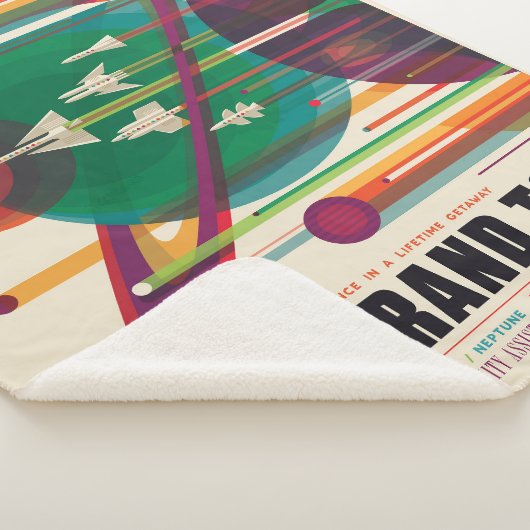 Retro Space Travel Poster - Solar System Grand Tou Sherpadecke (3/4)