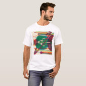 Retro Space Travel Poster - Solar System Grand Tou T-Shirt (Vorne ganz)