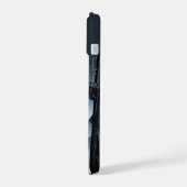 Retro Space Travel Poster-Zwerg Planet Ceres. iPhone 15 Hülle (Linke Seite)