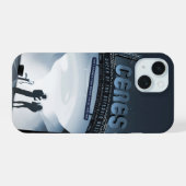 Retro Space Travel Poster-Zwerg Planet Ceres. iPhone 15 Hülle (Rückseite (Horizontal))