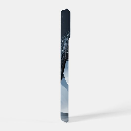 Retro Space Travel Poster-Zwerg Planet Ceres. iPhone 15 Hülle (Rechte Seite)