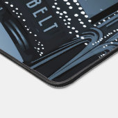 Retro Space Travel Poster-Zwerg Planet Ceres. Schreibtischunterlage (Ecke)