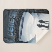 Retro Space Travel Poster-Zwerg Planet Ceres. Sherpadecke (Vorderseite (Horizontal))