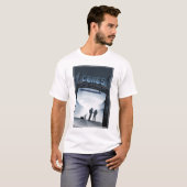 Retro Space Travel Poster-Zwerg Planet Ceres. T-Shirt (Vorne ganz)