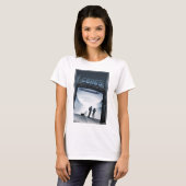 Retro Space Travel Poster-Zwerg Planet Ceres. T-Shirt (Vorne ganz)