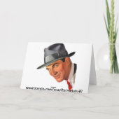 Retro Spaceship Weihnachtskarte Feiertagskarte (Rückseite)