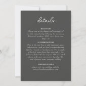 Retro Spanish Abstract Floral Mandala Wedding Einladung (Rückseite)