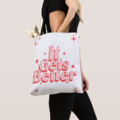 Retro-Sparkle-Typografie-Tasche Tasche (Von Nahem)