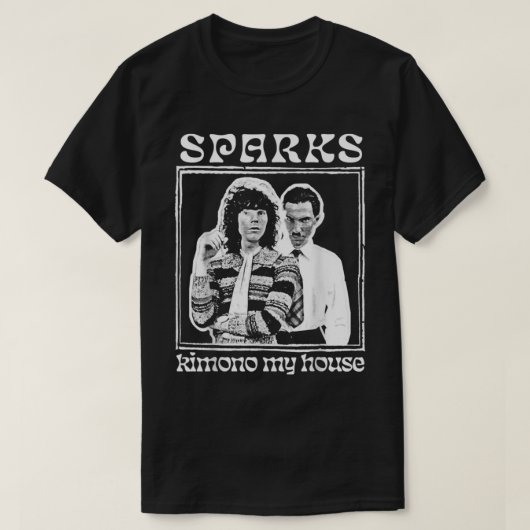 Retro Sparks Band - Funny Synths T-Shirt (Design vorne)