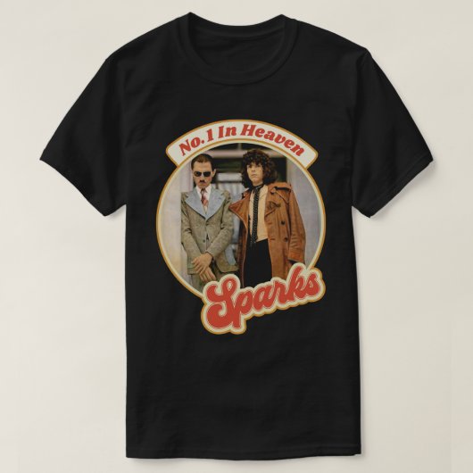 Retro Sparks Band Heaven Tribute T-Shirt (Design vorne)