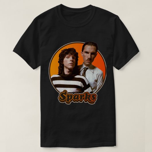 Retro Sparks Band Tribute Classic T - Shirt (Design vorne)