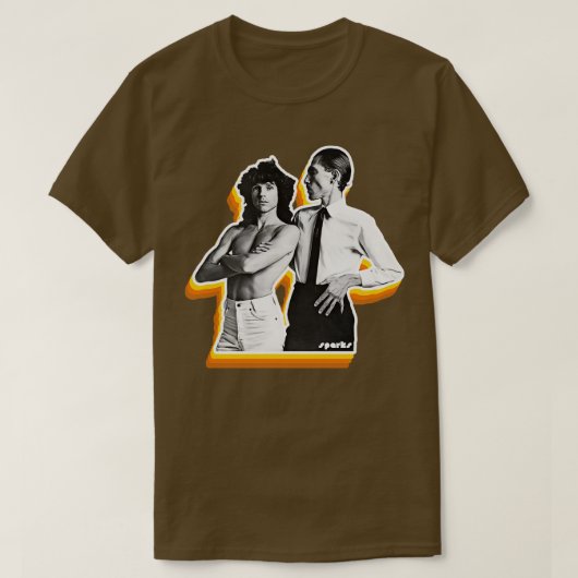Retro Sparks Fade Art T-Shirt (Design vorne)