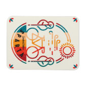 Retro Sparta Highlights Magnet (Horizontal)