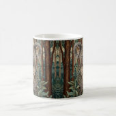 Retro-Spaß Boho-Wald Koala-Bär Kaffeetasse (Mittel)