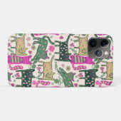 Retro-Spaß-Katze-Design Case-Mate iPhone Hülle (Rückseite (Horizontal))