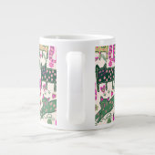 Retro-Spaß-Katze-Design Jumbo-Tasse (Rückseite)