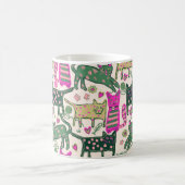 Retro-Spaß-Katze-Design Kaffeetasse (Mittel)