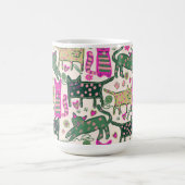Retro-Spaß-Katze-Design Kaffeetasse (Mittel)