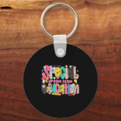 Retro Special Education Squad Dream Team Sped Teac Schlüsselanhänger (Vorderseite)