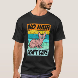 Retro Sphynx Katze Für Frauen Männer Kinder Haarlo T-Shirt