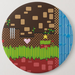 Retro-Spiel Button