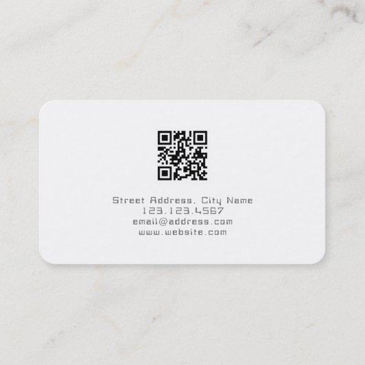 Retro Spielart-Imitatspielauflage-Blickweiß Visitenkarte (Rückseite)