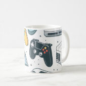 Retro-Spiele Kaffeetasse (VorderseiteRechts)
