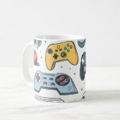 Retro-Spiele Kaffeetasse (Vorderseite Links)