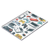 Retro-Spiele Notizblock (Linke Seite)