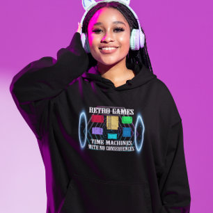 Retro-Spiele sind wie Zeitmaschinen Hoodie