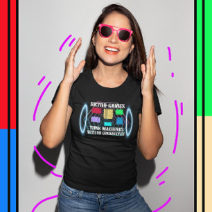 Retro-Spiele sind wie Zeitmaschinen - Videospiel T-Shirt