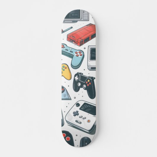 Retro-Spiele Skateboard (Vorne)