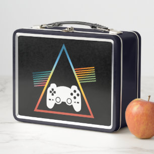 RETRO-SPIELER GAMING RETRO-STIL METALL BROTDOSE