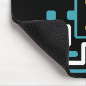 Retro-Spielkonsole Videospiel Hund 80er Arcade Mousepad (Ecke)