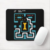 Retro-Spielkonsole Videospiel Hund 80er Arcade Mousepad (Mit Mouse)