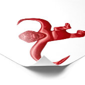 Retro-Spielzeug-Affe Fotodruck (Ecke)