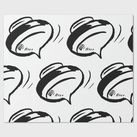 Retro Spinning Top Geschenkpapier (Flach)